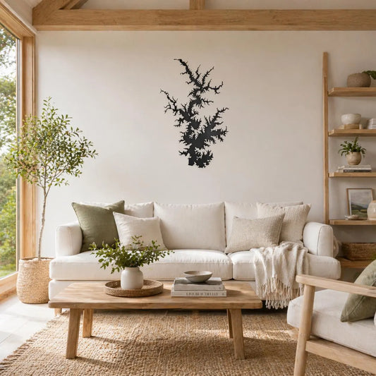 Custom Lake Metal Wall Art