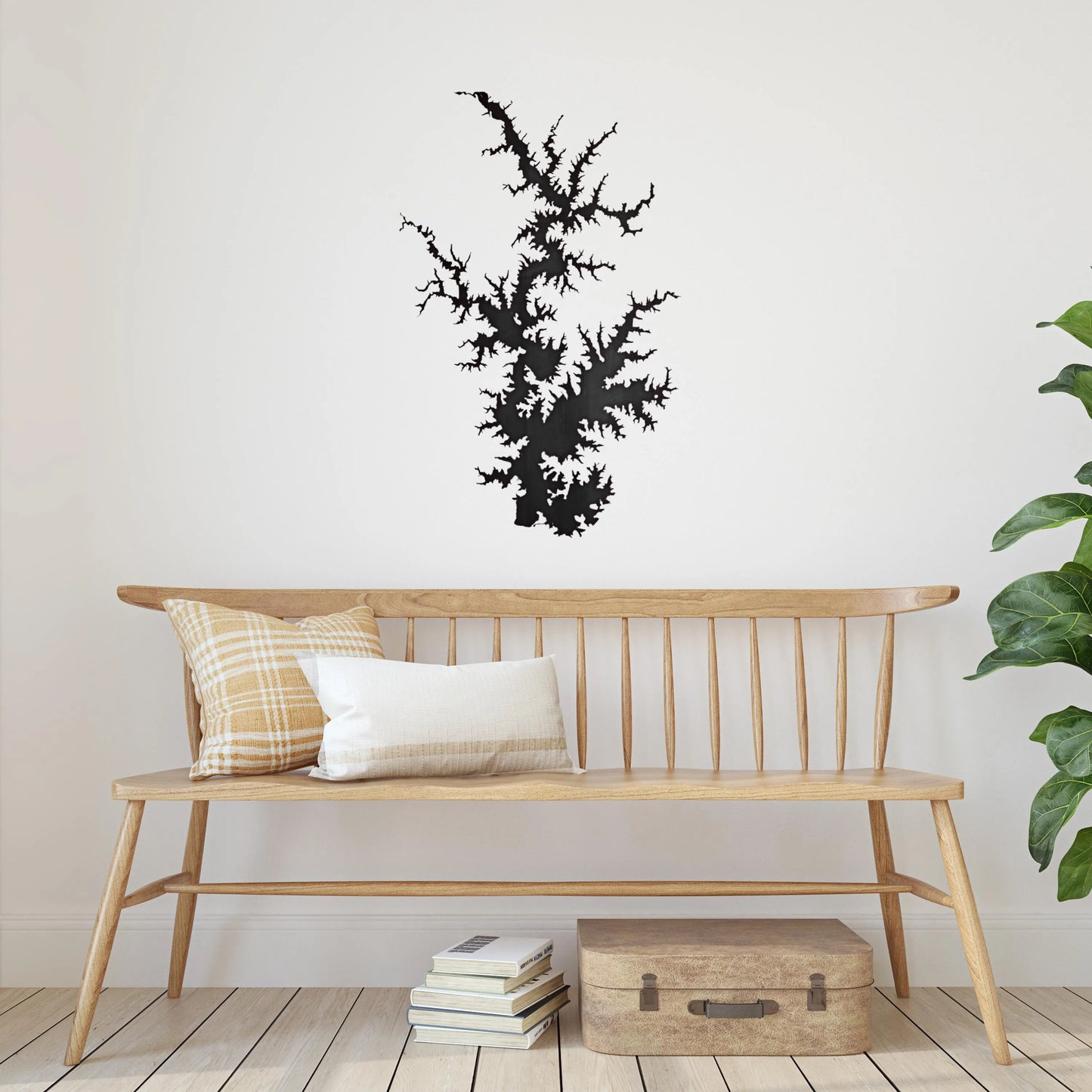 Custom Lake Metal Wall Art