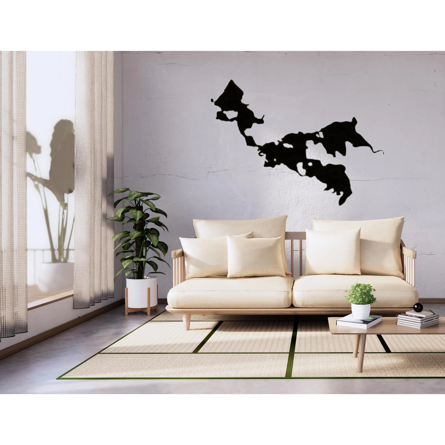 Custom Lake Metal Wall Art
