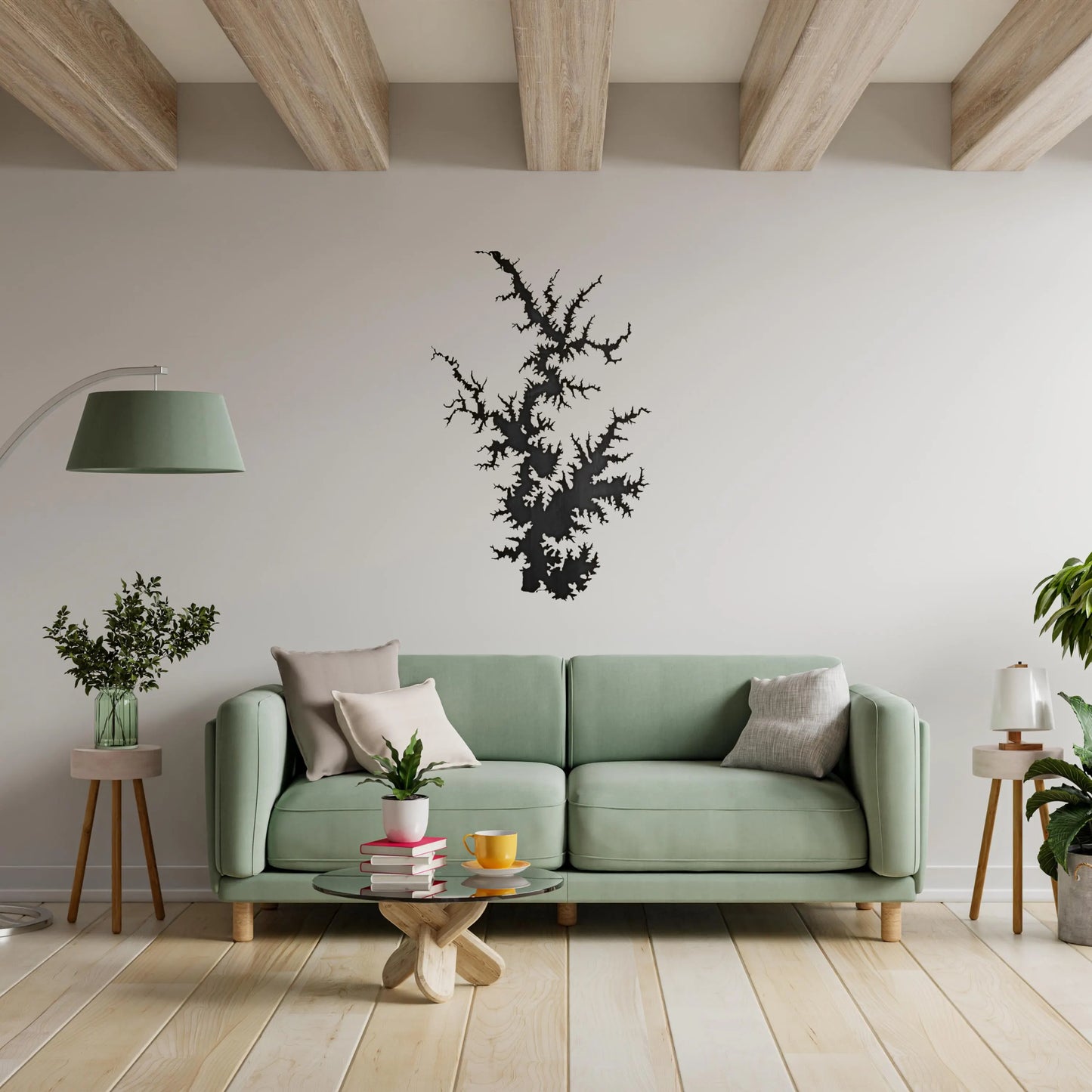 Custom Lake Metal Wall Art