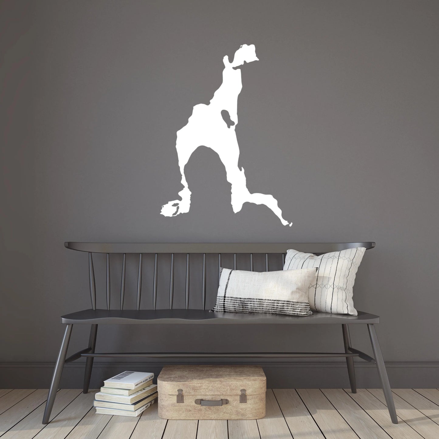 Custom Lake Metal Wall Art