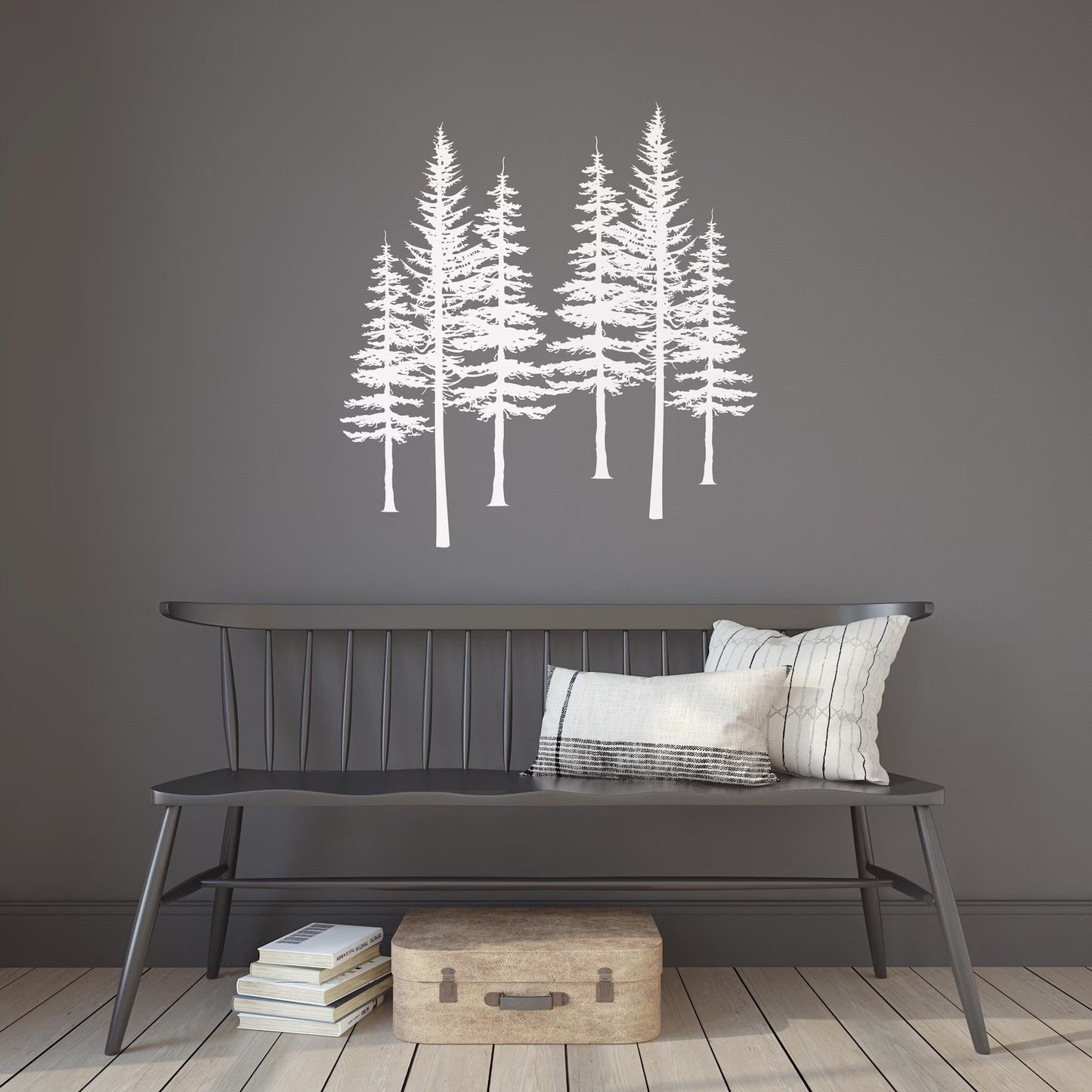 Pine Tree Metal Wall Art